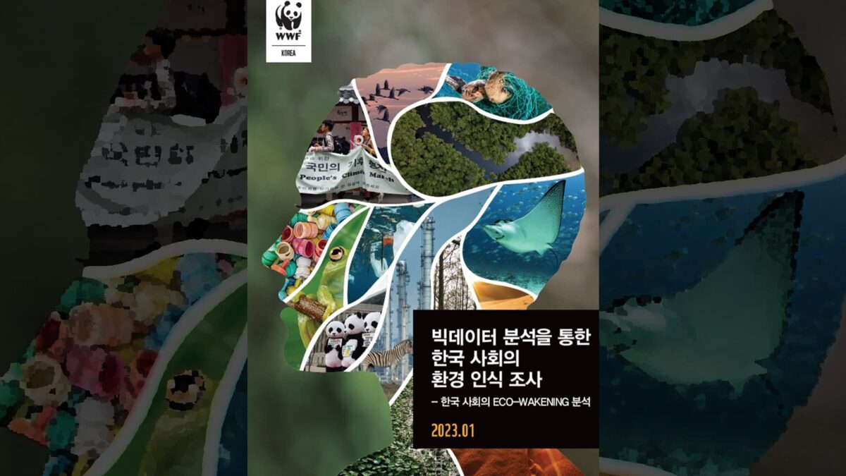 WWF “에코웨이크닝 현상, 한국서 확인”…기후위기·생물다양성·해양쓰레기 언급한 유튜브 댓글↑